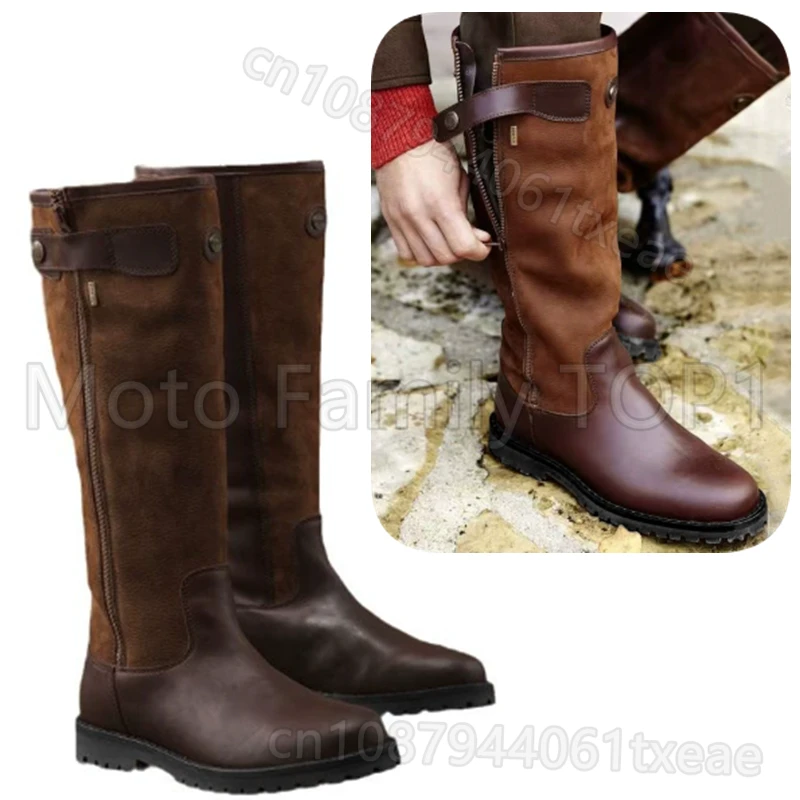 Punk Style Platform Women Ankle Boots Fashion Ladies Chunky Shoes Metal Decor Black BIG size 43 44 Women's Motorcycle Boot