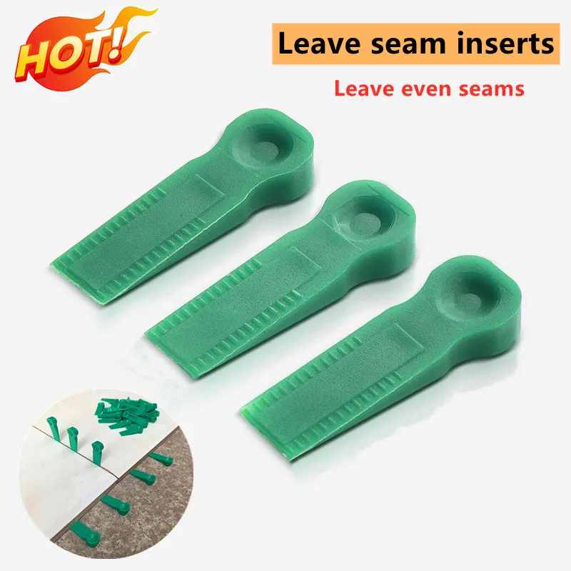 100PCS Reusable 6mm Plastic Tile Wedge Spacer Leveling Clip Floor Locator Wall Ceramic Tiling Laying Nivelador Construction Tool