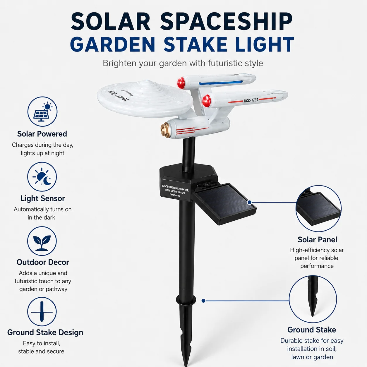Lampa ogrodowa LED Star Trek U – Outdoor Lighting Effects recenzja i cena