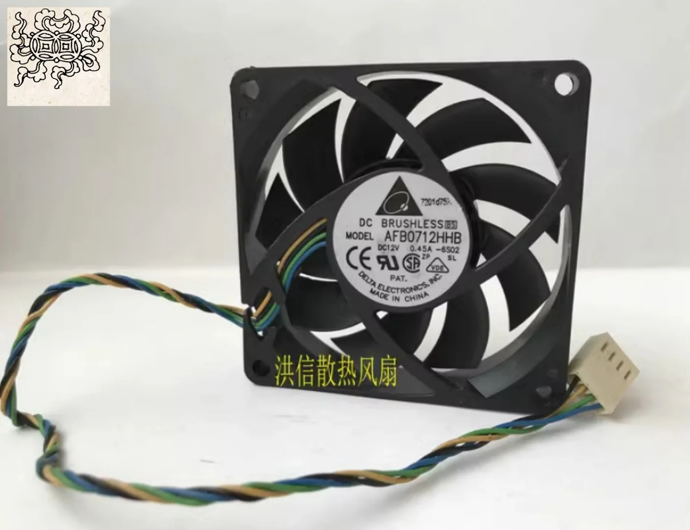 

Jinlingge для Delta 7015 7 см AFB0712HHB 12 В 0,45 А 4-линейный шаровой вентилятор с контролем температуры