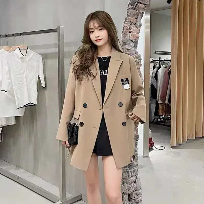 2024 new small suit jacket women spring and autumn design sense oversize large size casual suit coat blazer women jackets