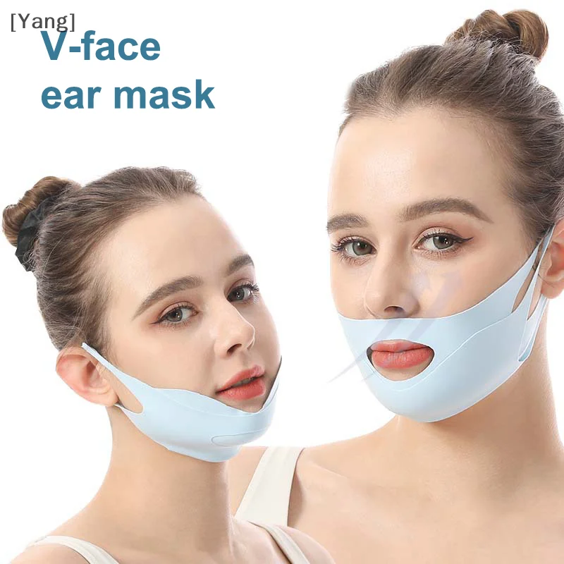 Face Slimming STRAP ลด Double Chin Lift V สติกเกอร์ใบหน้าป้องกันผ้าพันแผลสําหรับสายรัดหน้าเข็มขัด Mask Lift รูปไข่ Mask Face 1PCS