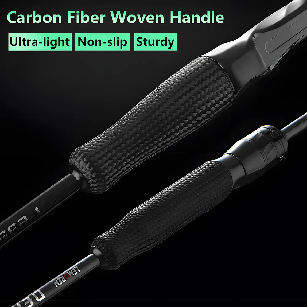 خفيفة للغاية T1100 ألياف الكربون إغراء الصيد رود ل سمك الشبوط باس سمك السلمون المرقط ، L ML M MH 1.8 متر 1.98 متر 2.04 متر قصبة صيد خشبية ، الغزل قضيب مسبوك