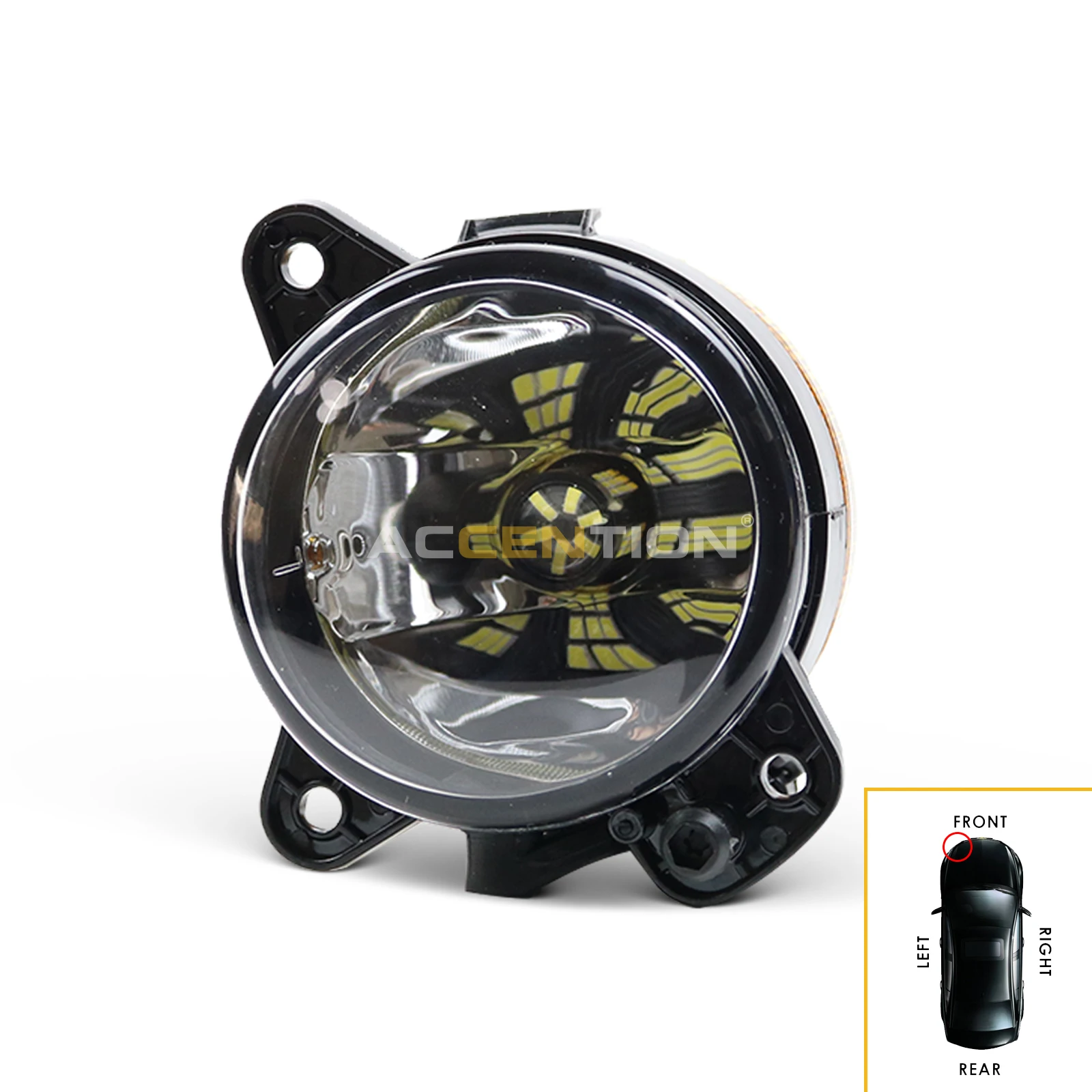 Białe światło LED do VW Polo GTI 9N3 MK4 Facelift 2005 2006 2007 2008 2009 2010 Przednie światło przeciwmgielne LED Światło przeciwmgielne Grill Wire — zdjęcie 5