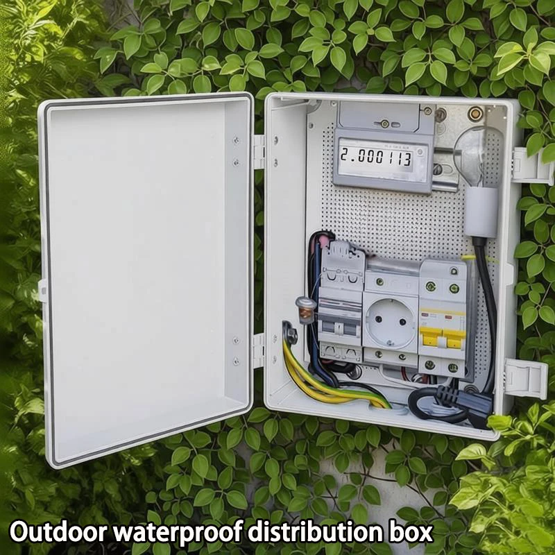 IP66 Waterproof Transparent/Gray Cover ABS Plastic Enclosure Junction Box Outdoor Power Distribution Electronic Instrument Case
