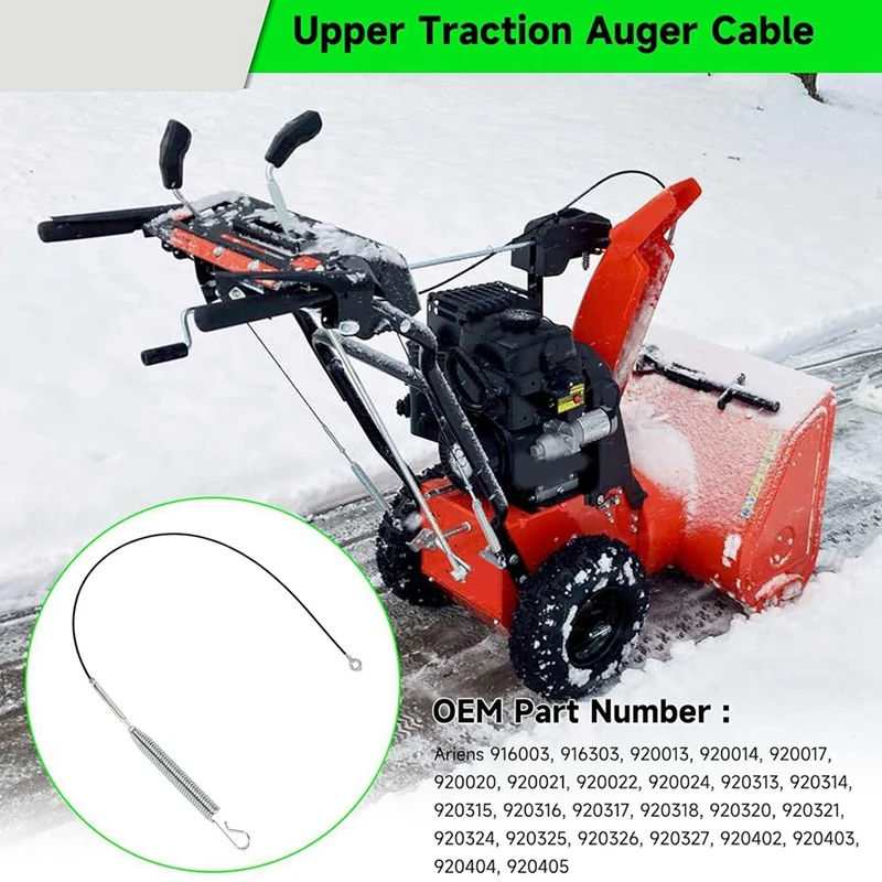 สายควบคุมสว่าน 06900438 06900439   สําหรับ Ariens Compact Classi Sno-Tek ST24LE Snow Blower Traction Cable