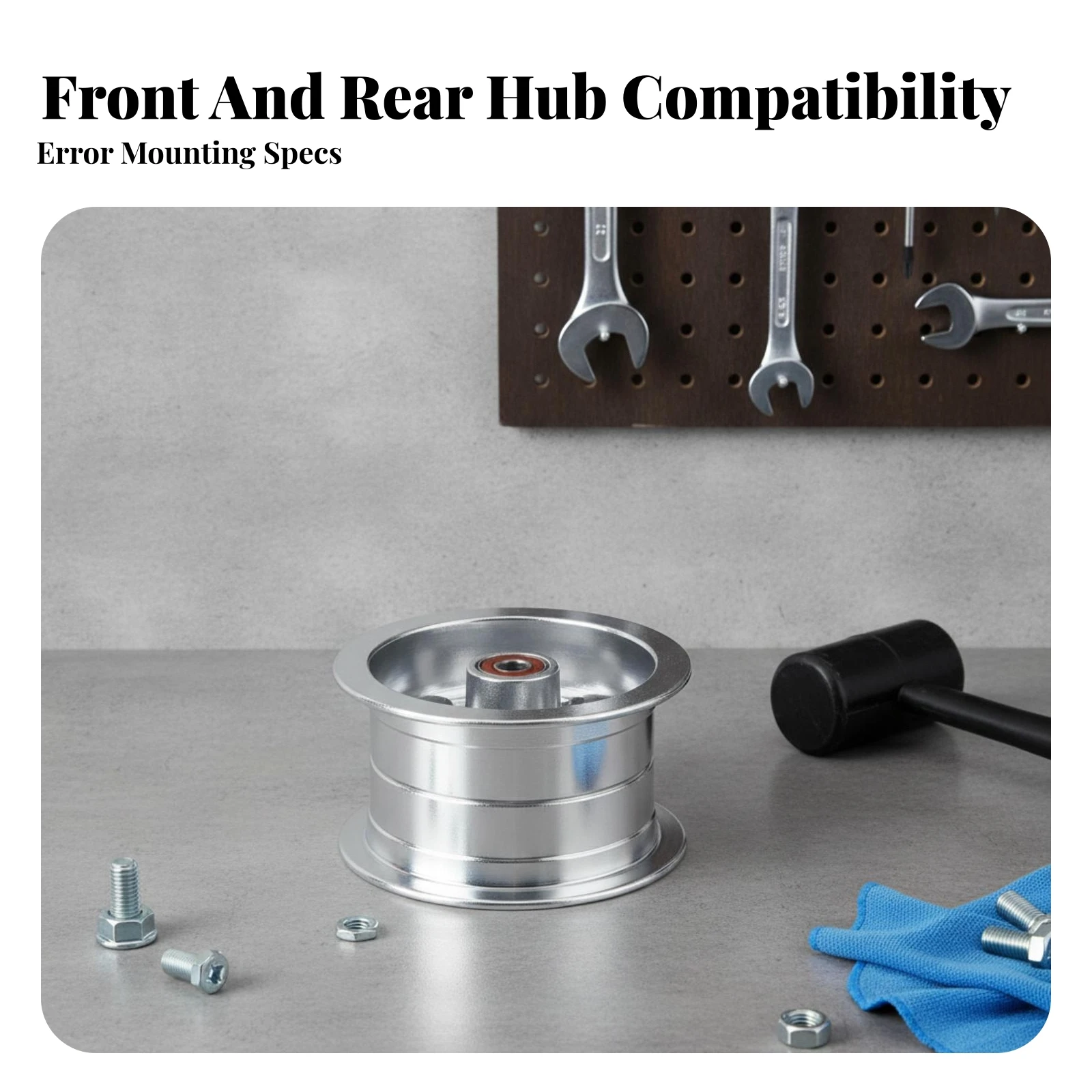 ATV Wheel Hub Durable Rim Hub Hardware Compact High Hardness for Mechanics