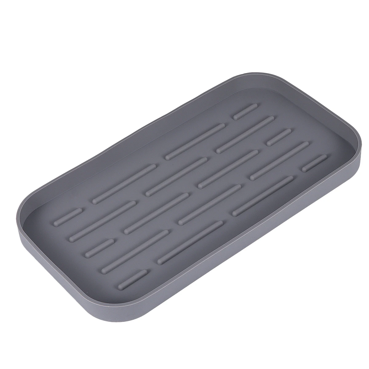 

Silica Gel Draining Board Dish Drying Mat Tray Kitchen Decor Table Mats Sponge Holder Simple Clean Practical Durability