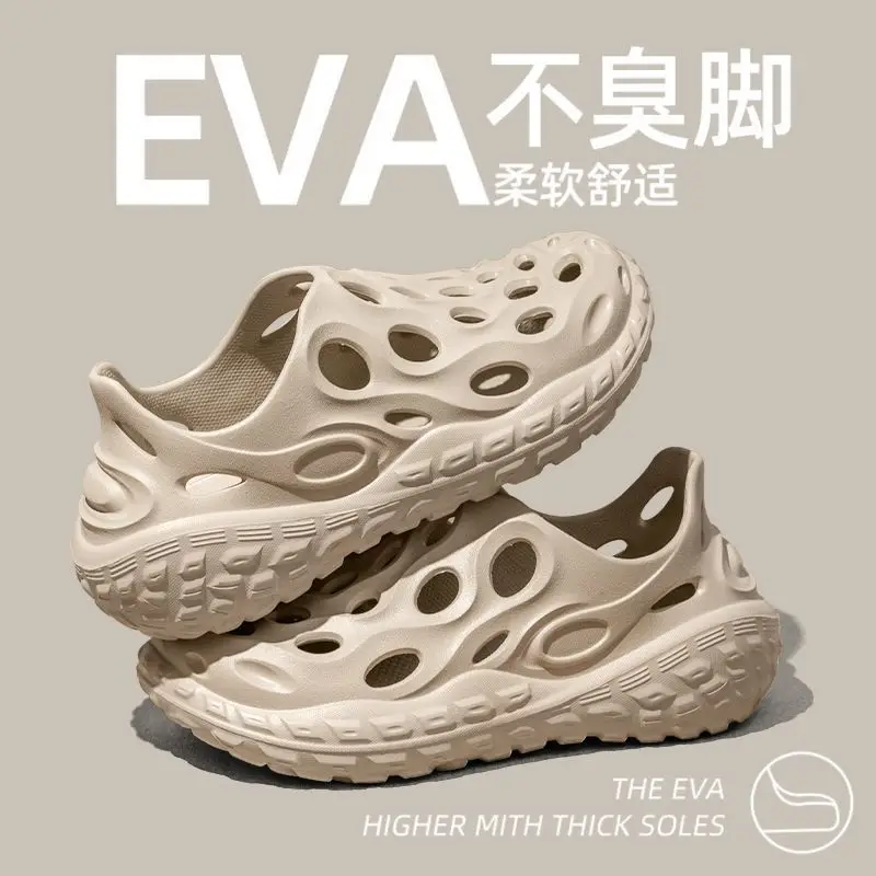 Loch Schuhe Herren Sommer Outdoor Wear Plattform rutschfeste Eva Deodorant atmungsaktive Sandalen Strand Trend Hausschuhe Herren