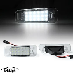 2Pcs For Kia Rio 2005-2011 Rio5 2006-2011 Car Rear High Brightness White LED License Plate Light Number Plate Lamp