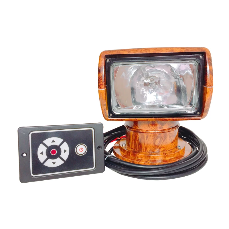 Marine remote-controlled searchlight, 360 degree rotating search light, speedboat spotlight, super bright spot light