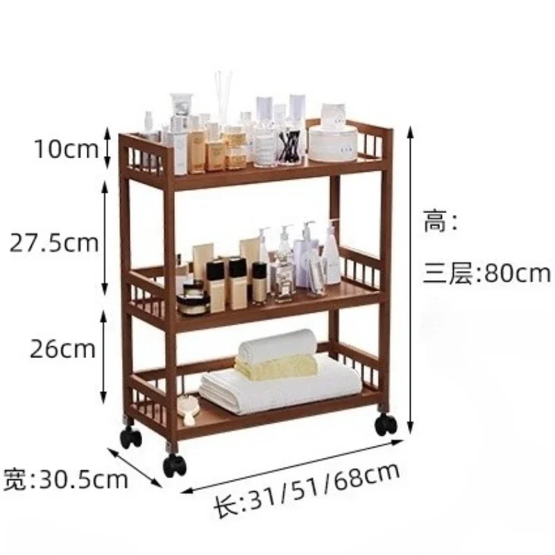 مانيكير عربة صالون حديثة مستحضرات التجميل تصفيف الشعر المتداول عربة أدوات صالون عربة الأدراج الطبية الأثاث Carritos Lstc