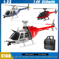 RC ERA C138 1:33 RC Helicopter 6CH Remote Control Airplane Simulation BELL 206 Helicopter Rc Planes Custom Adult Toy Gift