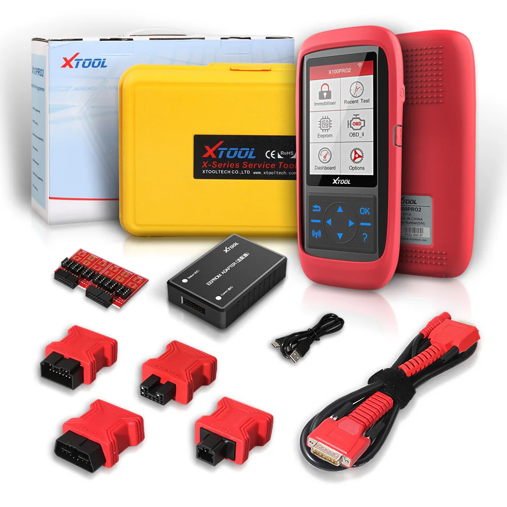 

Программатор автоключей X100 Pro2 с адаптером EEPROM