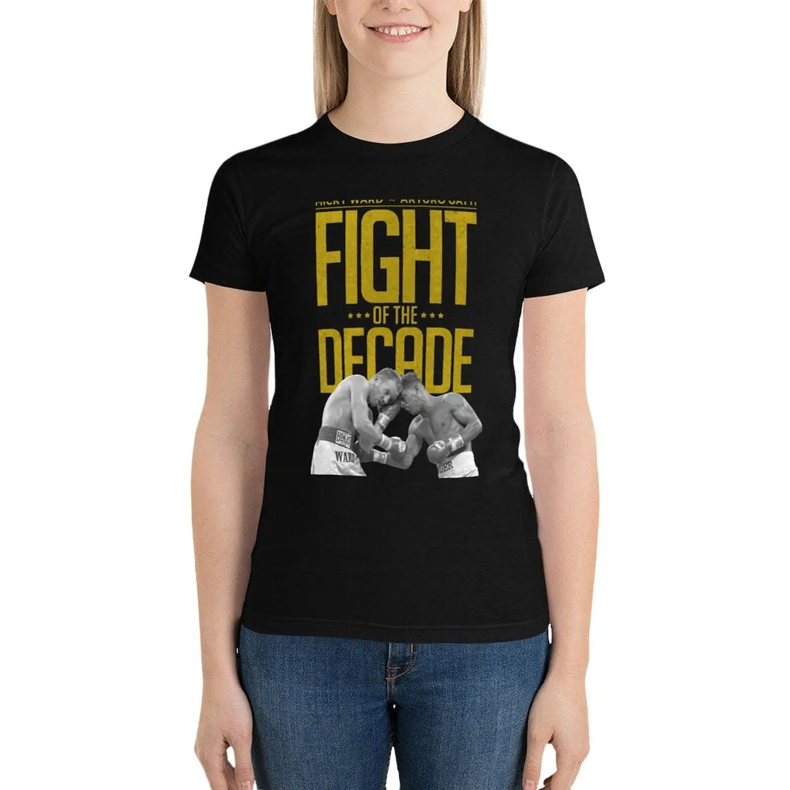 Fight Of The Decade T-Shirt kawaii clothes animal print shirt for girls Female clothing t shirts for Women