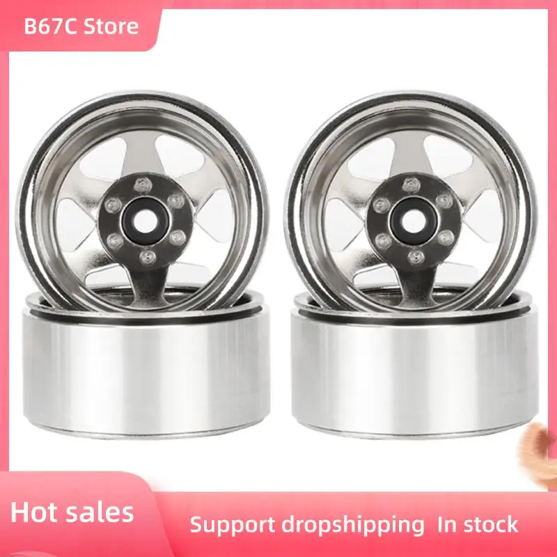 

B67C 4 шт. 1,9 "Beadlock Negative Offset -8,9 мм Ступица обода колеса для 1/10 RC Car Gen8 VS4-10 Redcat Tamiya SCX10 90047 TF2 D110