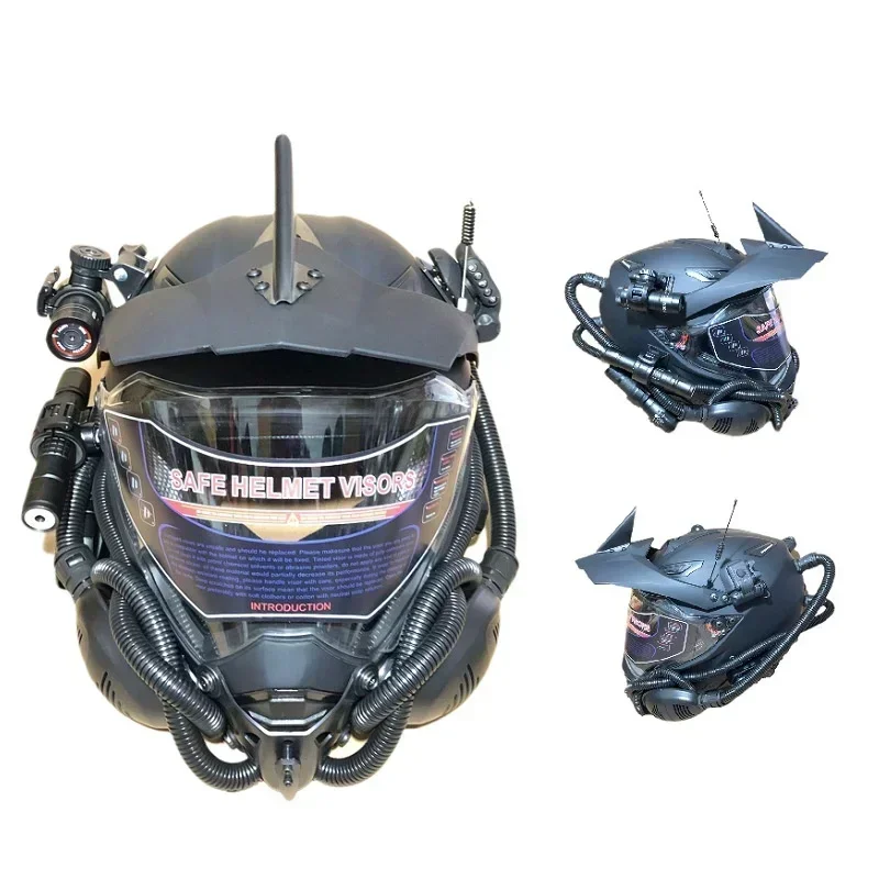 Casco inteligente motocicleta equipo casco intercomunicador Cascos De Moto Iron Man máscara casco cámara