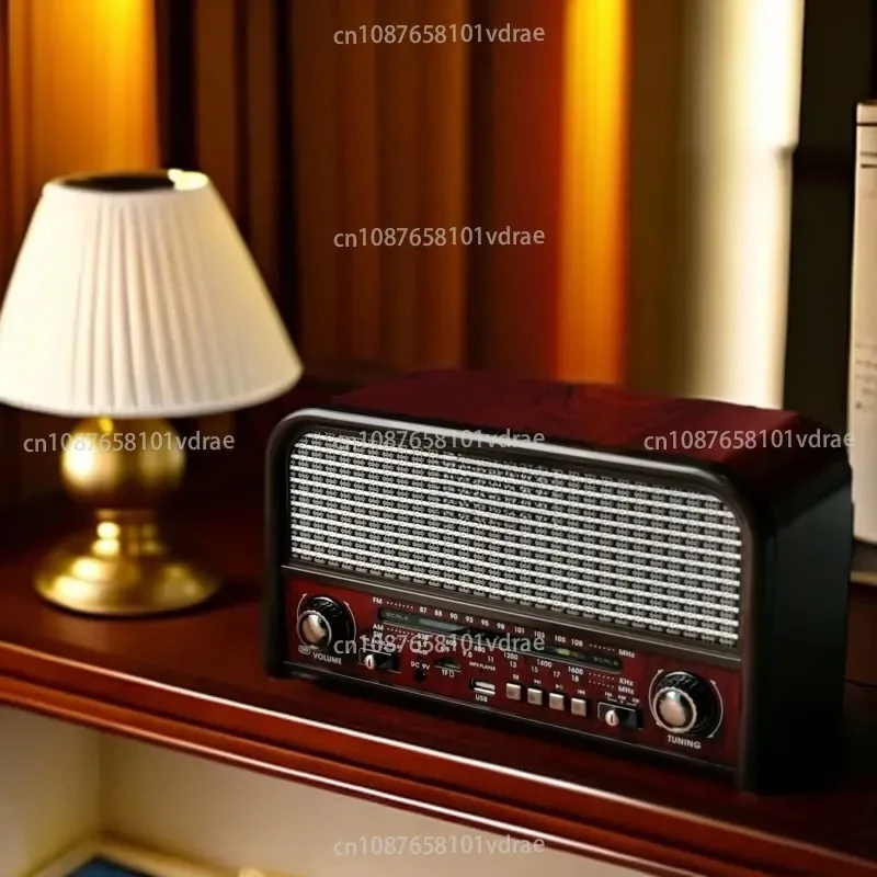 Dual-Channel Stereo Radio for Seniors: FM, AM, Shortwave, Bluetooth, and USB Speaker