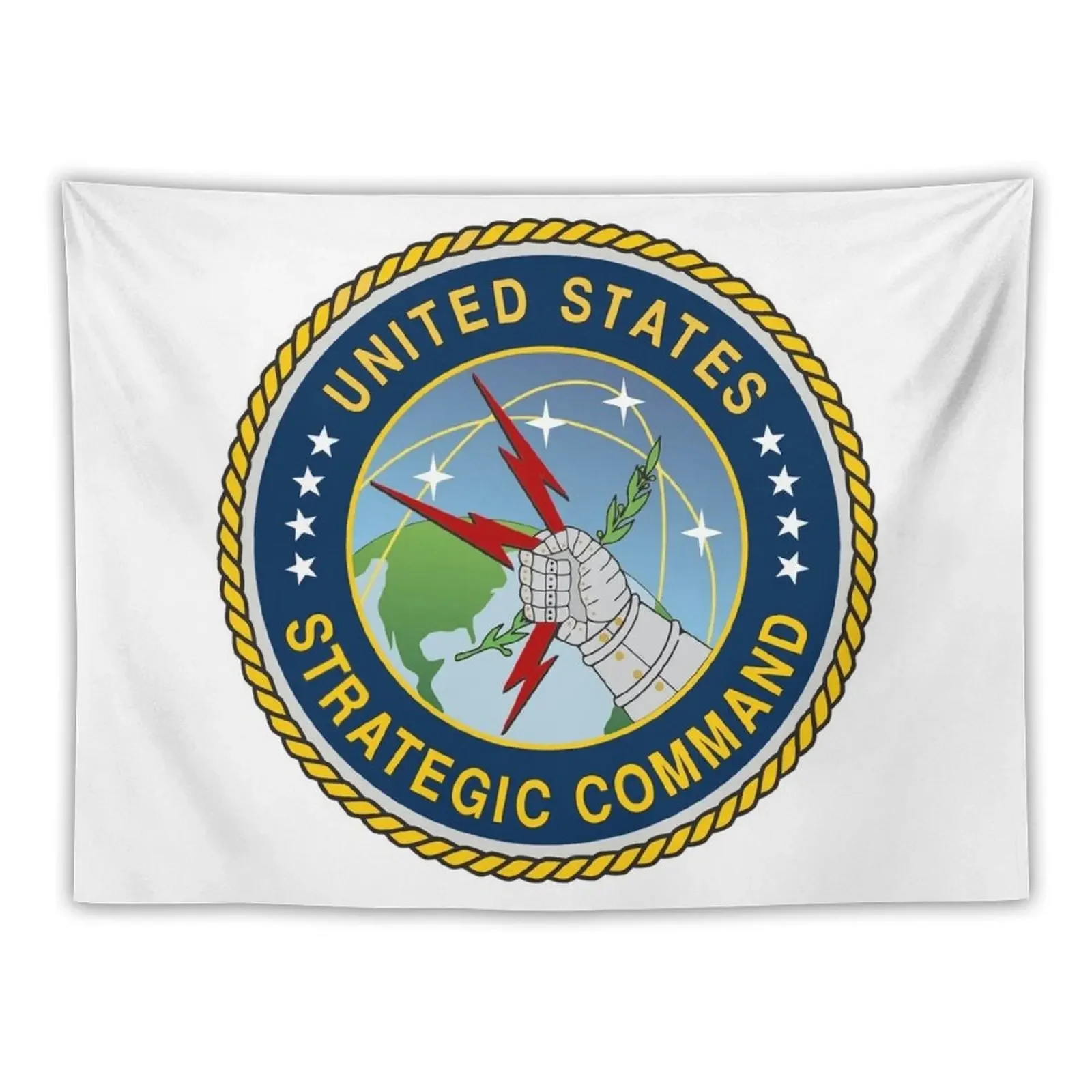 U.S. Strategic Command (USSTRATCOM) Crest Tapestry Carpet On The Wall Carpet Wall Room Aesthetic Cute Decor Tapestry