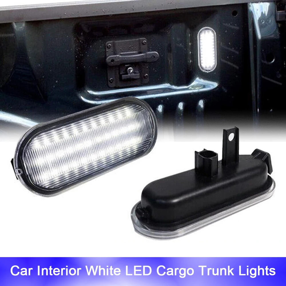 

For Ford F-150 F-250 F-350 F-450 Super Duty White LED Interior Trunk Cargo Bed Lights Canbus Compartment Lamp 6000K