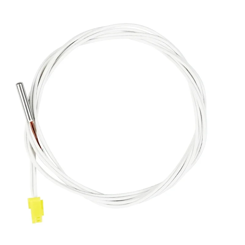 5PCS Original FLSUN V400 Delta 3D Printer Thermistor Temperature Sensor Wire Parts White Line for Aluminum Block Extruder