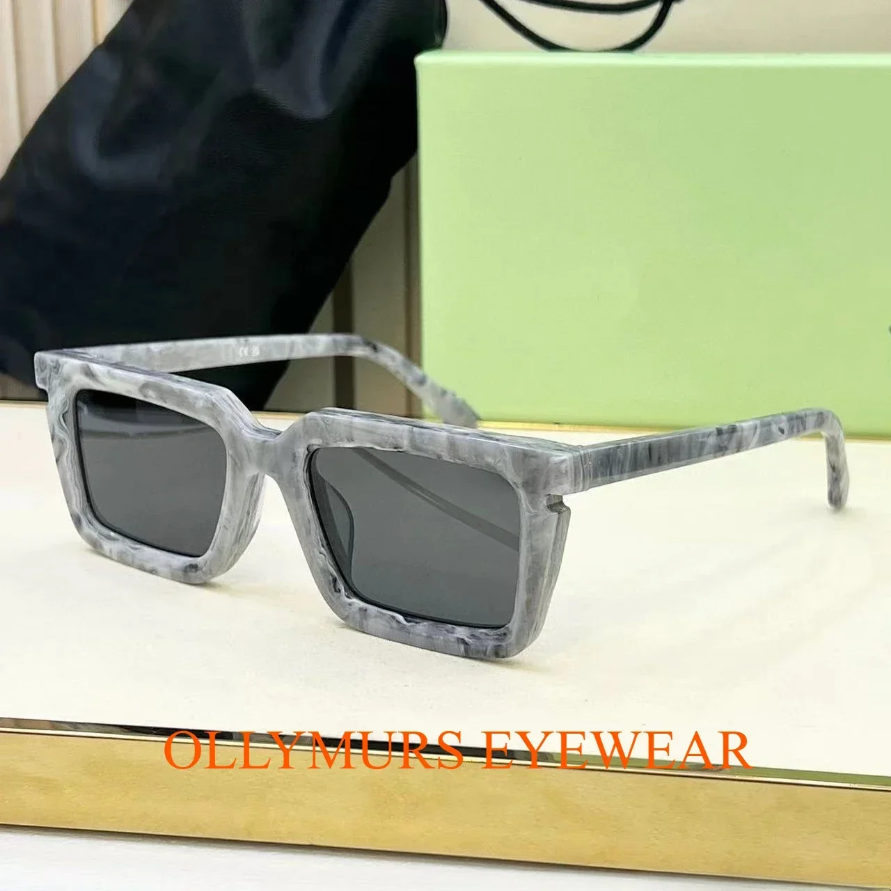 

Original Brand OFF Fashion Versatile Corner Flower Premium Sunglasses Neutral Designer OERI113 Trendy Street Style Sunglasses