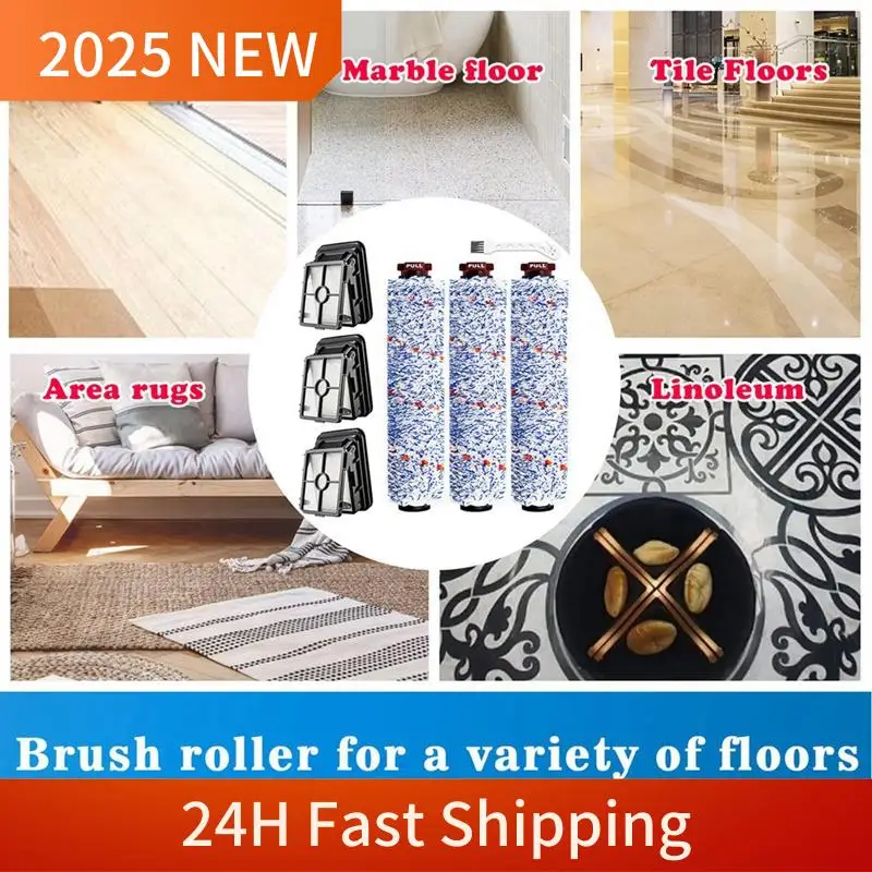 2025 Trend 2X Multifunctionele Rolborstel + Filteronderdelen Voor Bissel Crosswave 1866 1868 1785 2306 Robotstofzuiger