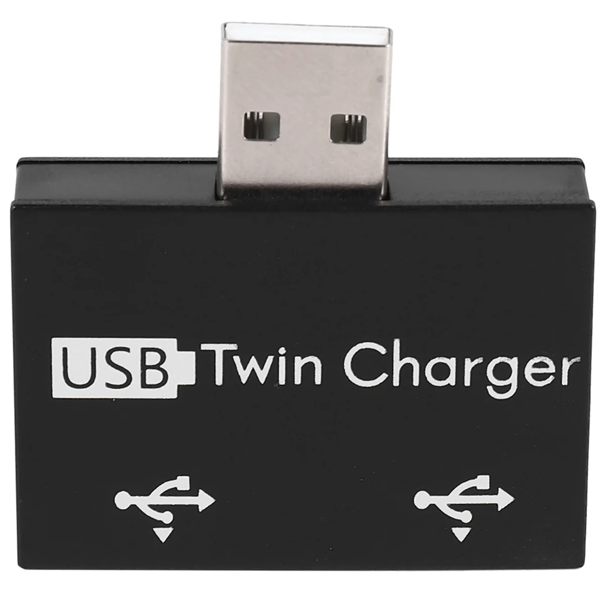 AT77 USB 2.0 ذكر إلى شاحن أنثى مزدوج 2 منفذ USB تيار مستمر 5 فولت شحن الفاصل مهايئ توزيع محول موصل