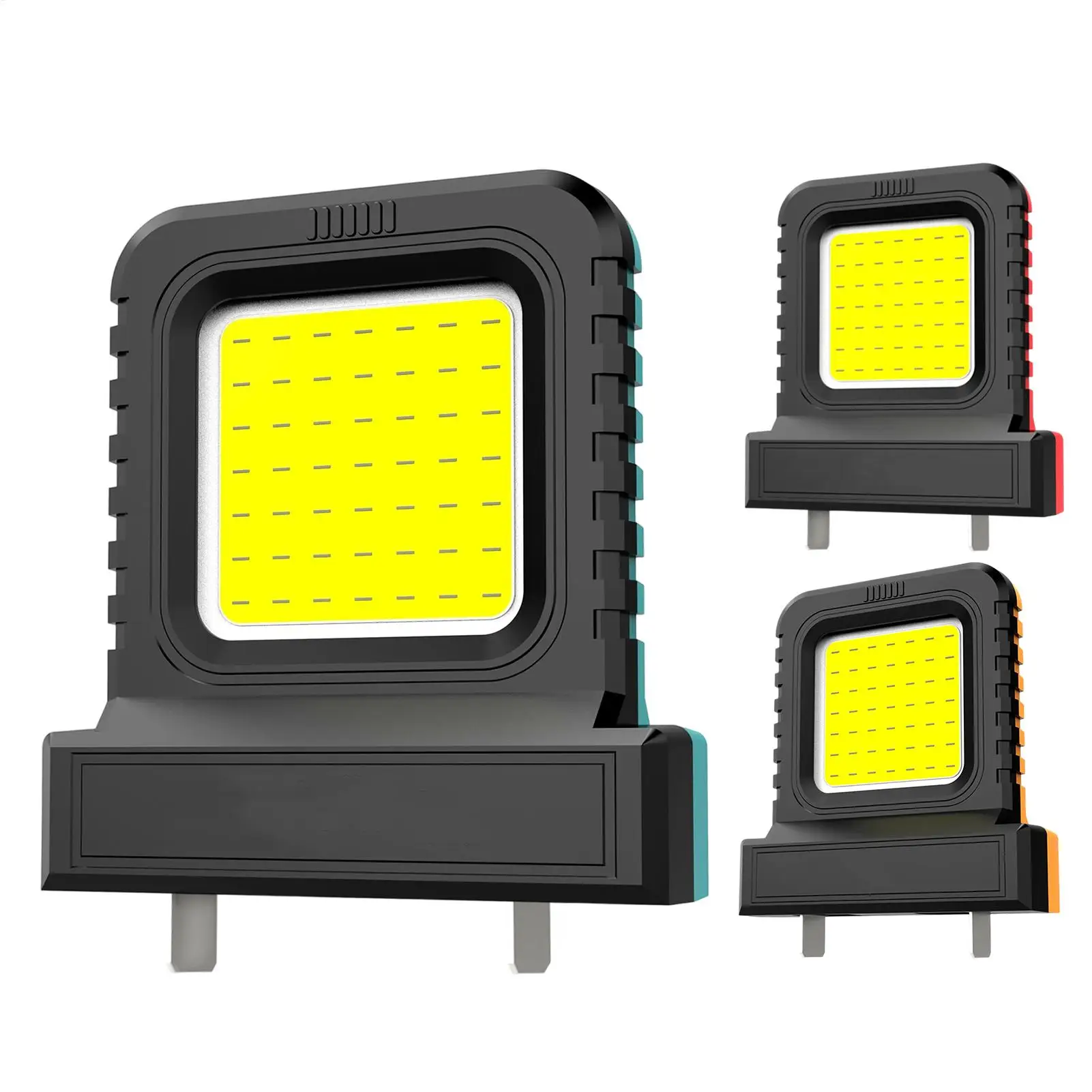 21V Cordless LED Work Light Adjustable Flood Lighting Spotlight Super Bright Garage for Car Repair Camping Fishing Job Site