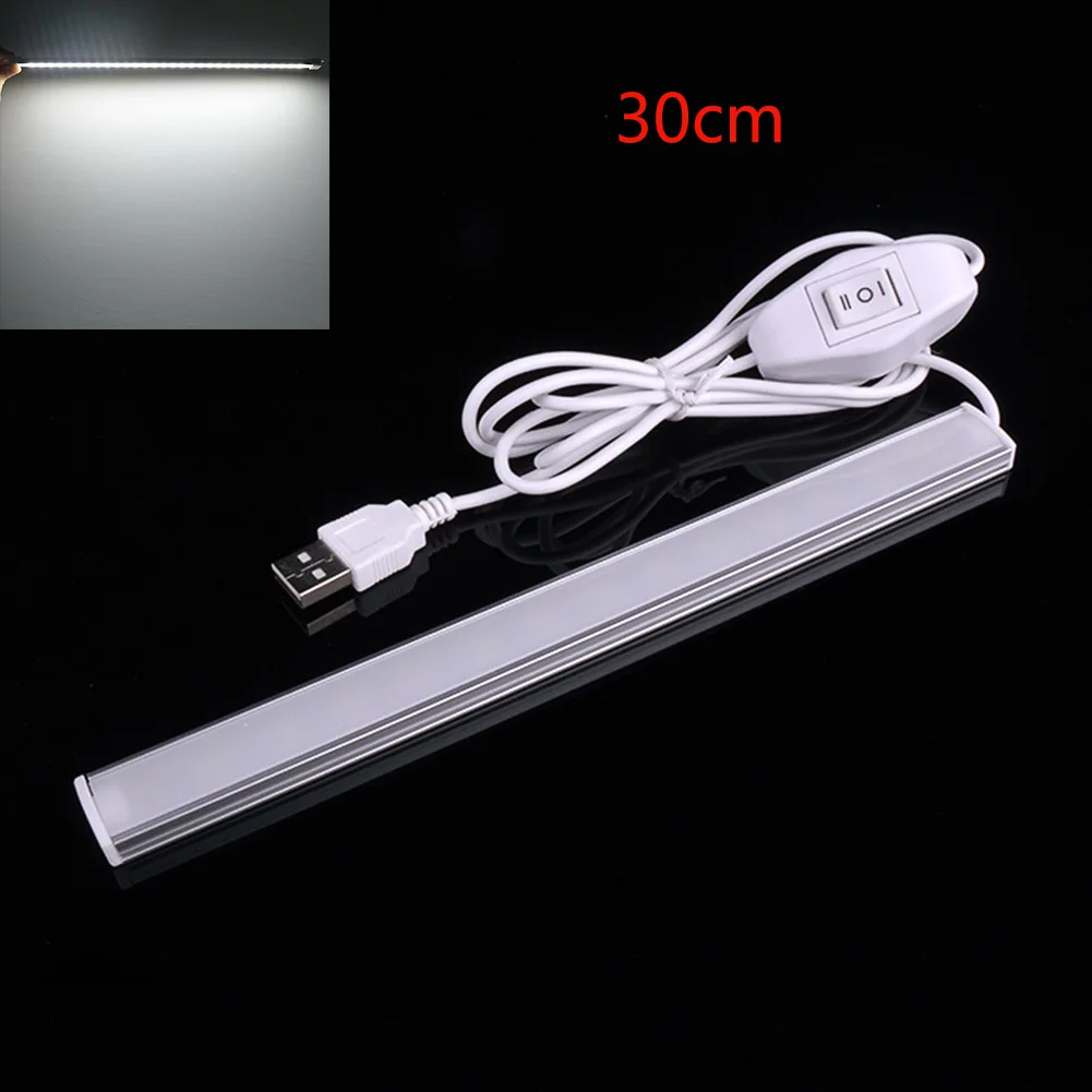 

5v Hard Bar Car Wall Dimming Workshop Super Bright Desktop Adhesive Double Magnet Led Cabinet USB Light Strip Reading Home