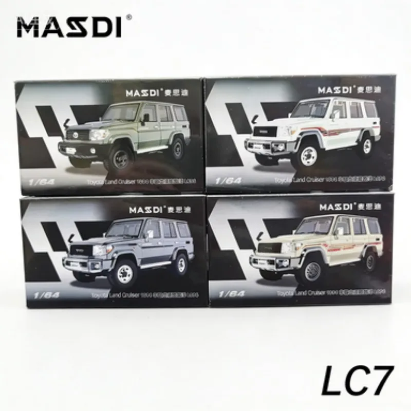 

MASDI 1:64 Toyota LC7 Cast Alloy Model, Boys' Gift, High-end Static Collection Piece for Adults, Festival Gift.