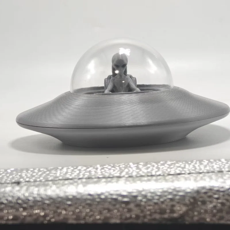 

New Flying Saucer Alien 3d Action Figure Toys High Quality Toys Model 3d Printed Diy Model Child Toys Desktop Decoration Gifts