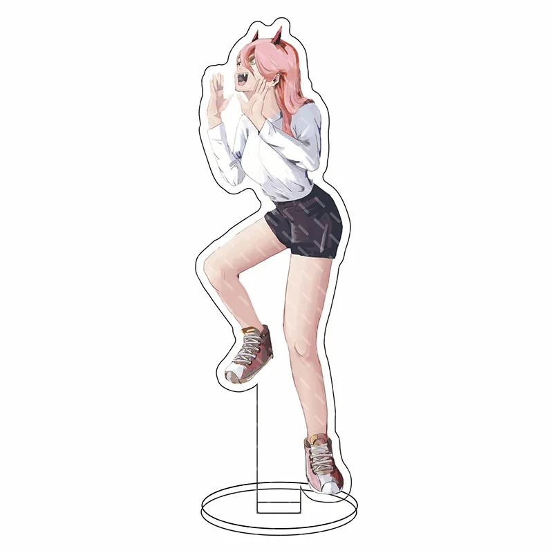 15cm Anime Chainsaw Pochita Denji Makima Model Ornaments Figure Acrylic Stand Model Gifts Collections Peripheral Toy