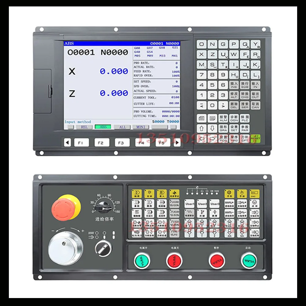 

New CNC lathe system, 2/3/4/5 axis CNC lathe controller 10.4 inch screen, special controller for lathe machining center