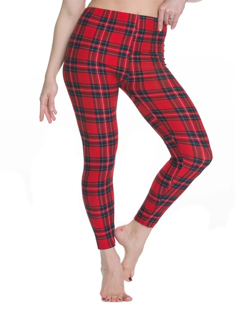 LJCUIYAO-Leggings a cuadros para mujer, ropa de gimnasio, pantalones de realce a la moda, pantalones de Fitness de cintura alta, estampado de cuadrícula, ejercicio de punto, Verano