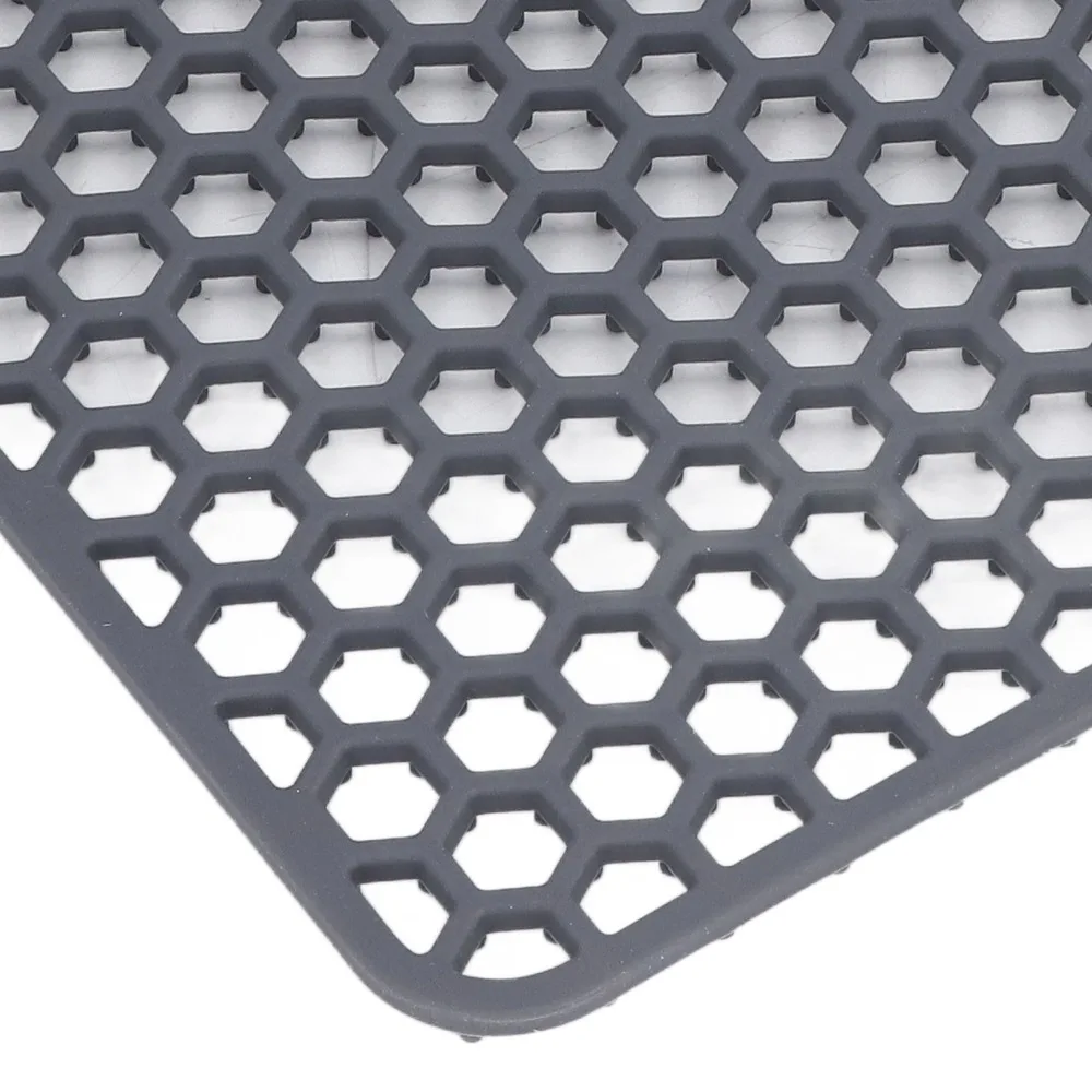

Kitchen Accessory Mesh Sink Mat Silicone Anti-Slip Sink Protector 12x 12inch Quick Drying Dish Drying Pad Kitchen