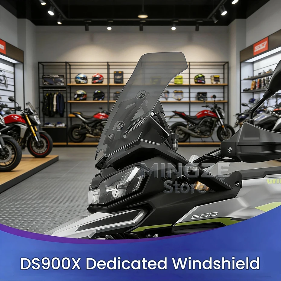 For VOGE Valico DS900X DS 900X 900 DSX 900DSX DSX900 Motorcycle Windshield Windscreens Wind Deflectors Viser Visor Gray