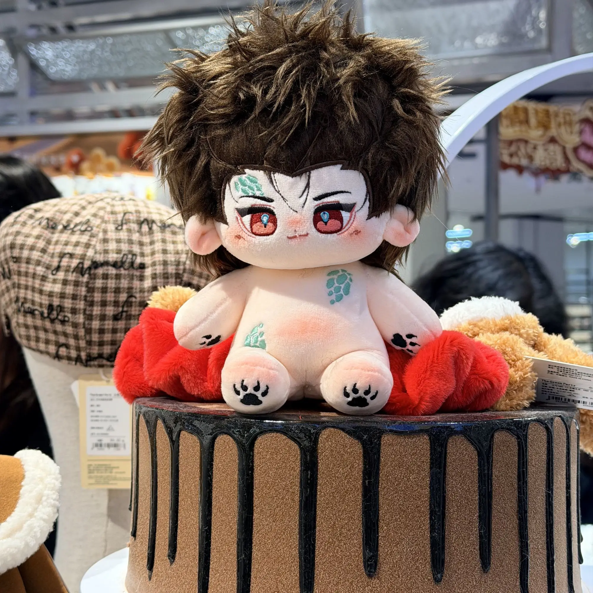 

20-сантиметровые мягкие игрушки-куклы Game Identity V Luchino Diruse Professor Lu, плюшевая кукла, тело, косплей, аниме, одевание, хлопковая кукла, подарки