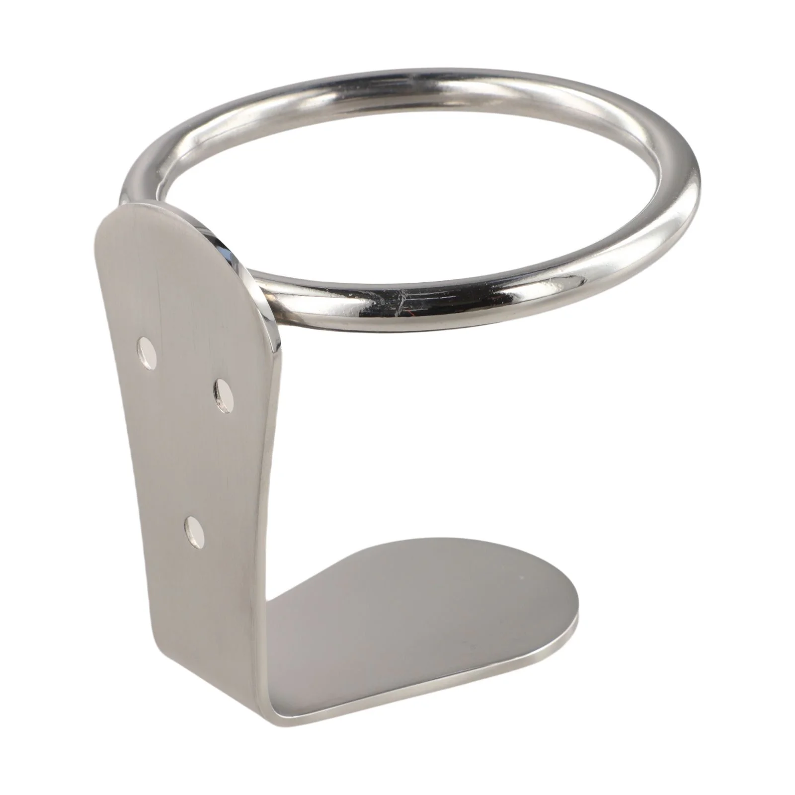 Marine Grade 316 Stainless Steel Wall Mounted Drink Holder for Yacht RV Boat Compatible with Cans Bottles Travel Mugs