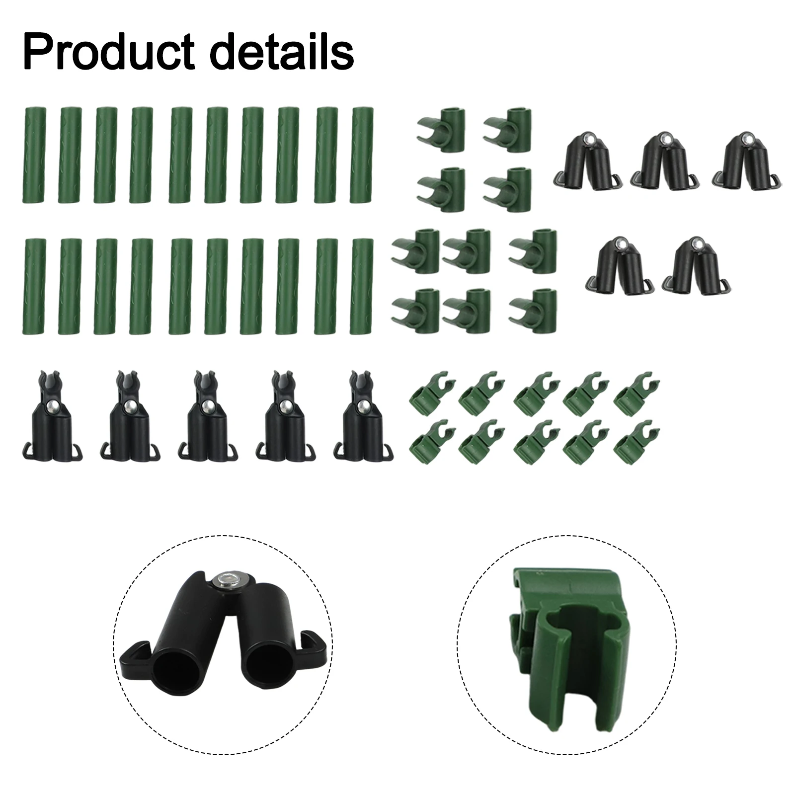 

Соединительные зажимы для садовых шпалер, 70 шт., регулируемые пластиковые опоры, предназначенные для надежной фиксации вьющихся растений