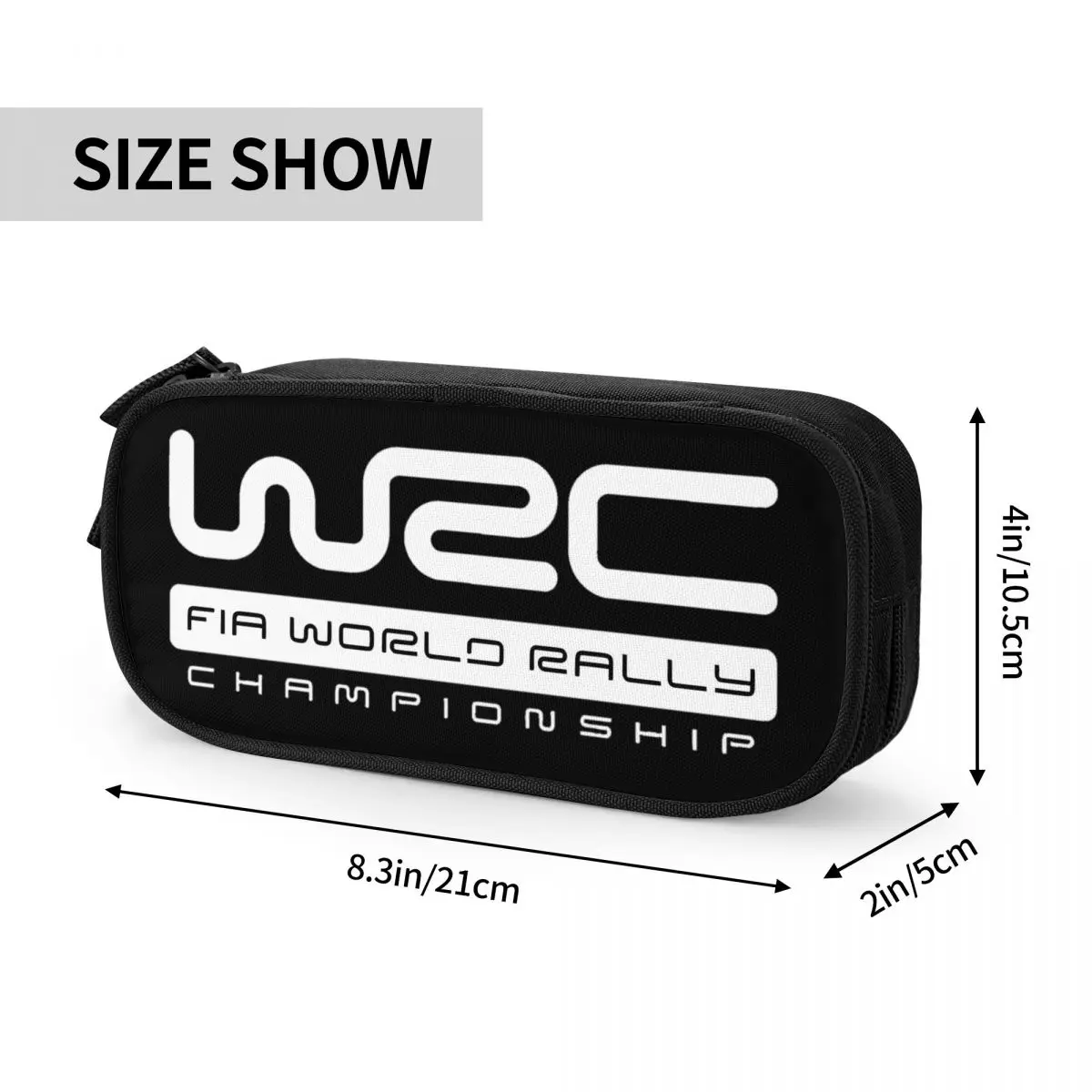 Imagem -06 - World Rally Championship Wrc Lápis Cases Pen Holder para Estudantes Bolsas de Grande Capacidade para a Escola Papelaria Presentes