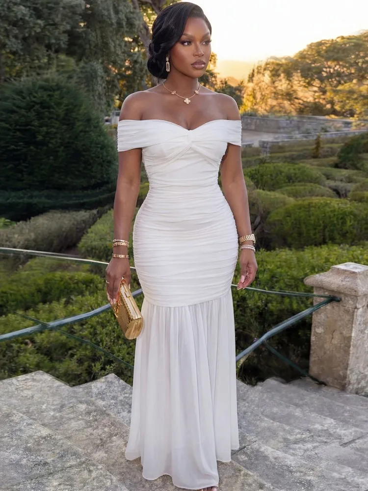 ladies off shoulder dress Long Formal by LaDivine OC008  The Dress Outlet Royal Sizes Off The Shoulder Dresses 