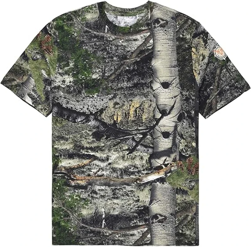 Camo Jungle Graphic Sommer Herren T-Shirt 3D-Druck Camouflage Spaß O-Ausschnitt Kurzarm Oberteil Unisex Locker Lässig Y2k Kleidung Tee – Detail 9