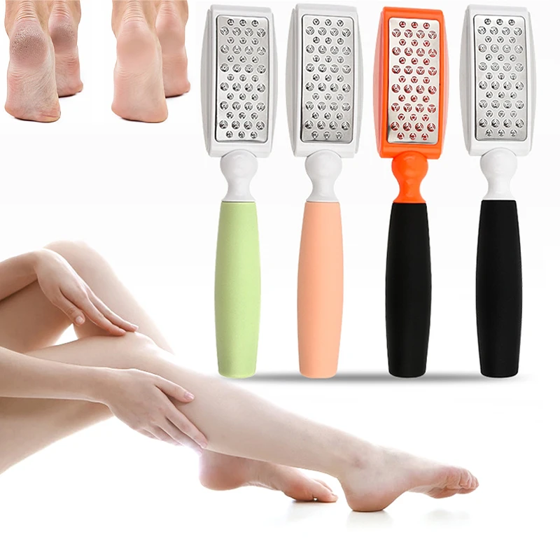 

Household Double-sided Foot File Brush Grinder Foot Scrub Dead Skin Calluses Cuticles Remover Storage Tool Pedicure Tools