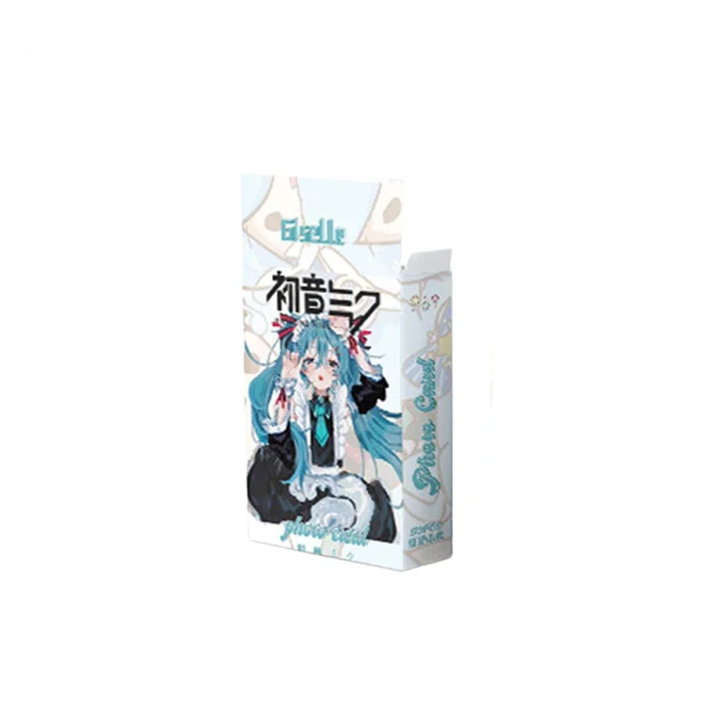 50PCS Hatsune Miku Cards Anime Figure Miku HD Photocard Kawaii Virtual Singer Cute Laser Fans Collector Cards Comic-Con Gifts