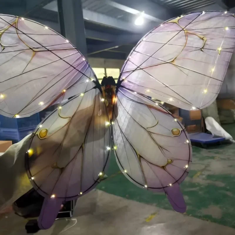 for LED Butterfly Drone Rechargeable Detachable Flight Magic Prop Manufacturer Wholesale Wedding Ceremony Bouquet Concert
