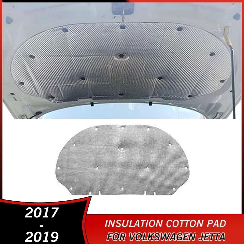 2017-2019 Insulation Cotton Pad for VW Volkswagen Jetta 2017 2018 2019 Accessories Soundproof Firewall Mat Heat Sound Cover