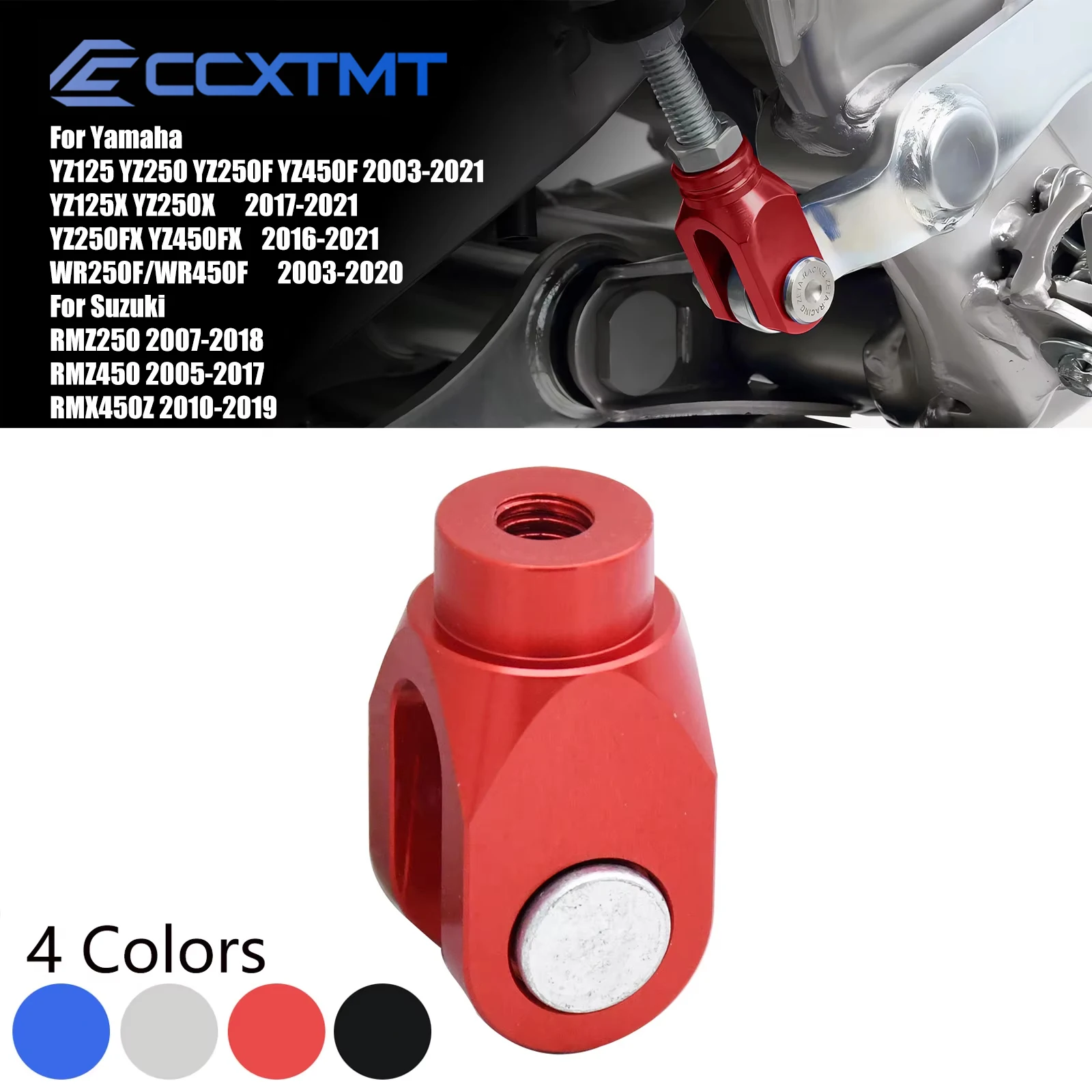 CNC Rear Brake Clevis For Yamaha WR250F YZ450F YZ250X YZ250FX YZ450FX WR450F YZ125 YZ250 YZ250F 2003-2021 For Suzuki RMZ 250 450