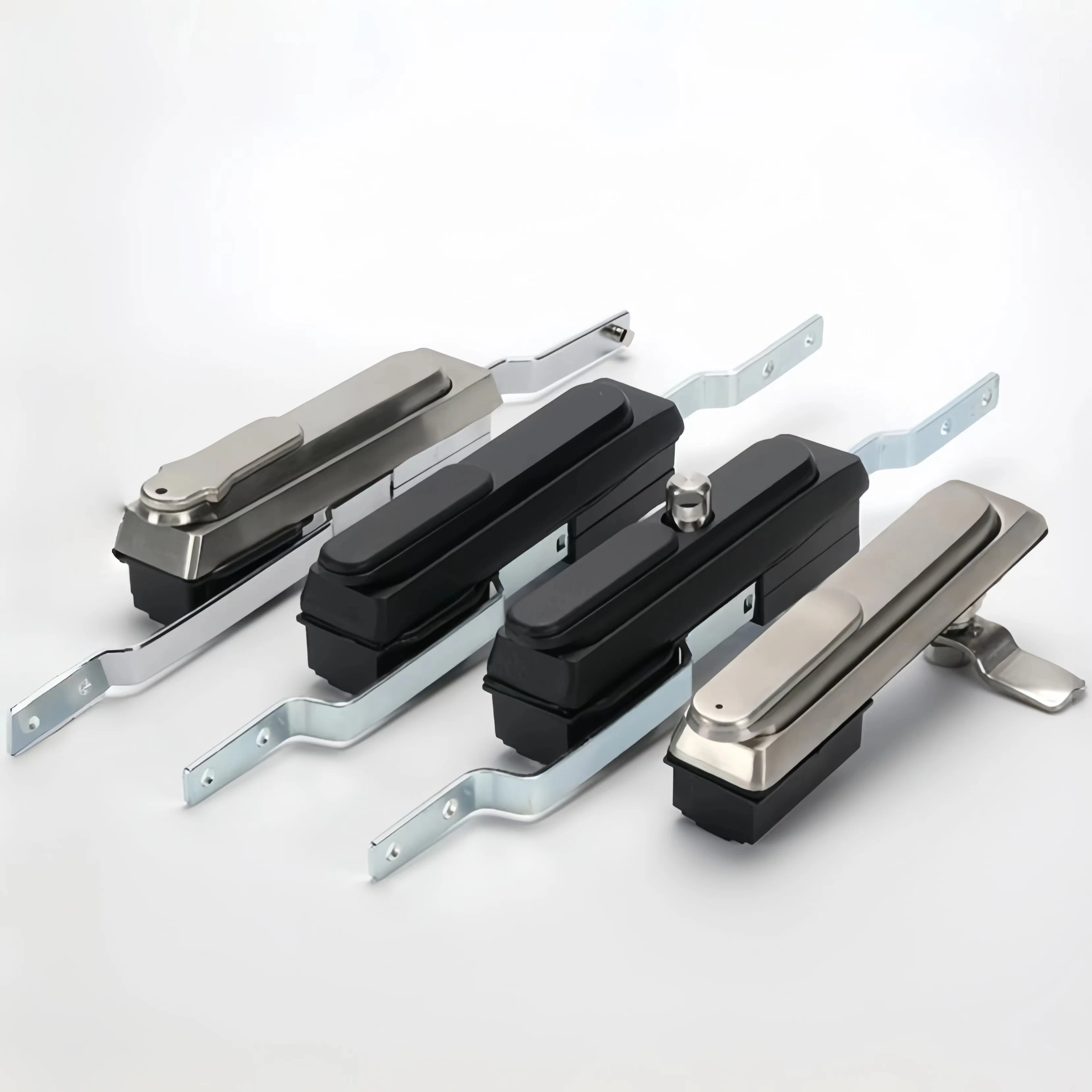 

Factory Best Price Zinc Alloy MS840 3 Point Lock Compression Rod Panel Lock Electrical Industrial Cabinet Latch Swing Handle