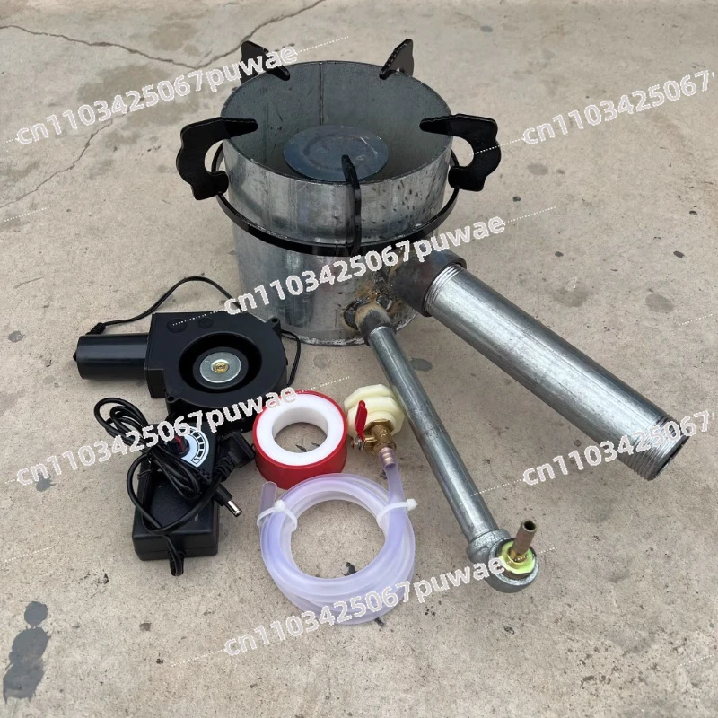Burning Diesel Oil Fee Motor Heating Vaporizing Stove Blue Flame Head Waste Motor Oil Heating Cooking Combustion Stove New - view 2